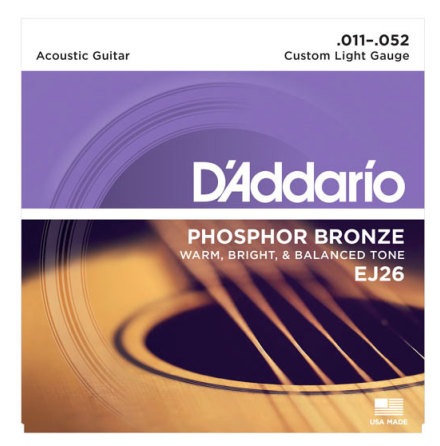 DAddario Western Phosphor Bronze 011-052