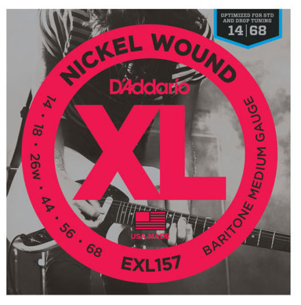 DAddario EXL157 Baritone Nickel Wound 014-068