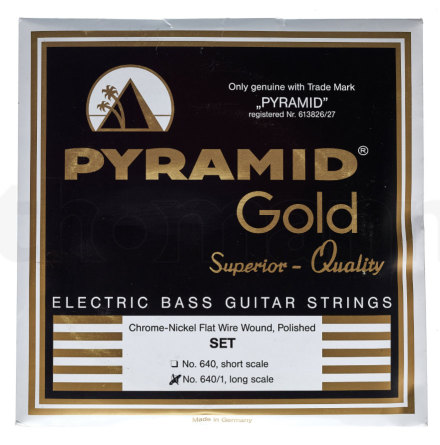 Pyramid Chrome-Nickel Flatwound 045-105 Long scale