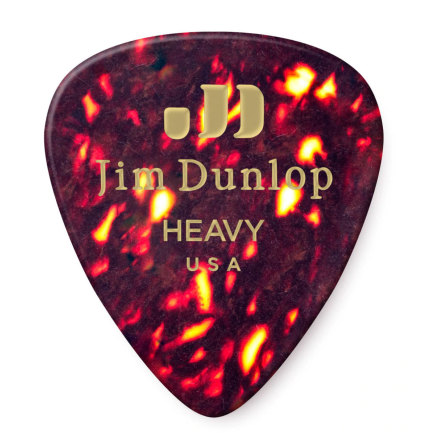 Dunlop Celluloid Shell Pick Heavy Players Pack 12-Pack
