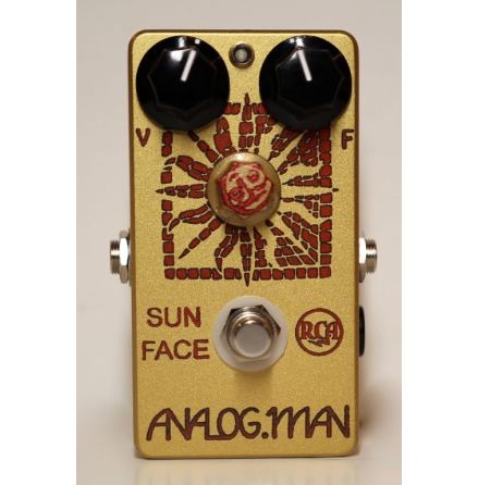 Analog Man SunFace Fuzz 1960s USA RCA Germanium w/ LED, Power Jack and Sundial