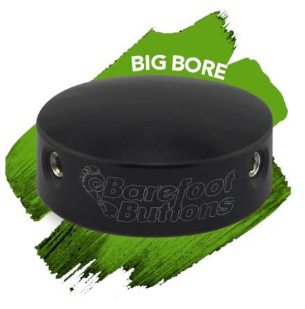 Barefoot Buttons V1 BIG BORE BLACK