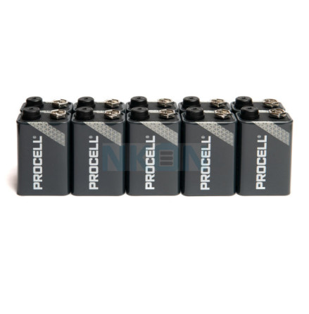 Duracell Procell Alkaline 9V 10-pack