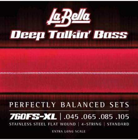 La Bella 760FS-XL Deep Talkin Bass Flats - Standard, Extra Long Scale