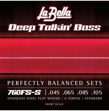 La Bella 760FS-S Deep Talkin Bass Flats - Standard, Short Scale