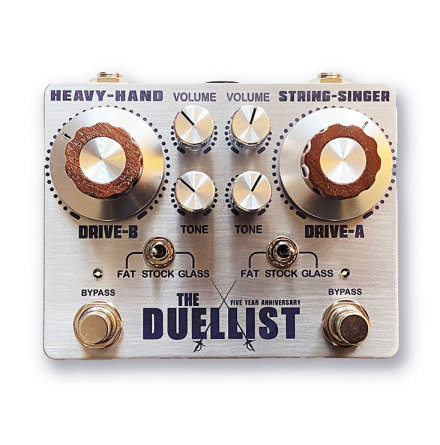King Tone The Duellist Dual Overdrive Silver