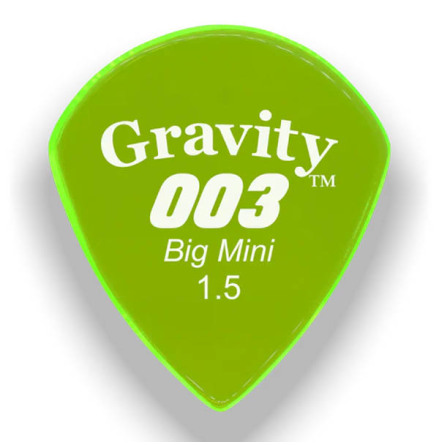 Gravity Picks 003 Big Mini 1.5 mm Polished