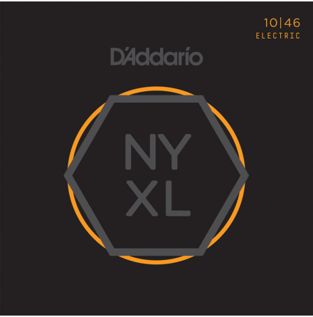 D'Addario NYXL1046 Nickel Wound, Regular Light, 10-46
