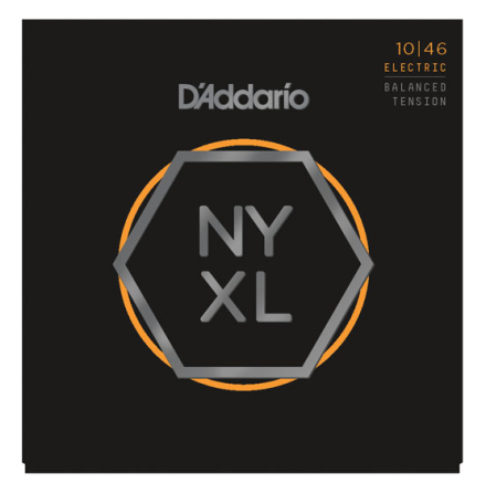 D'Addario NYXL1046BT Nickel Wound, Balanced Tension, 10-46