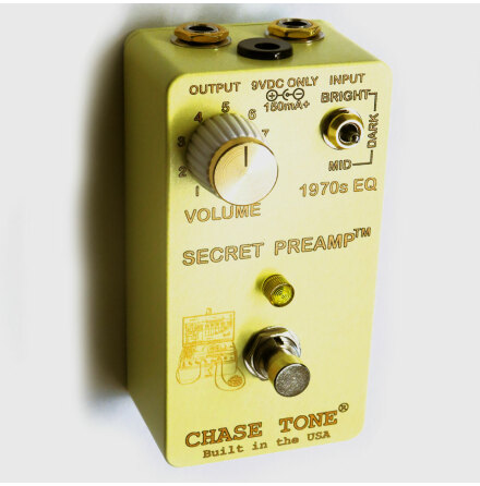 Chase Tone Secret Preamp 70s Gold Buttercup